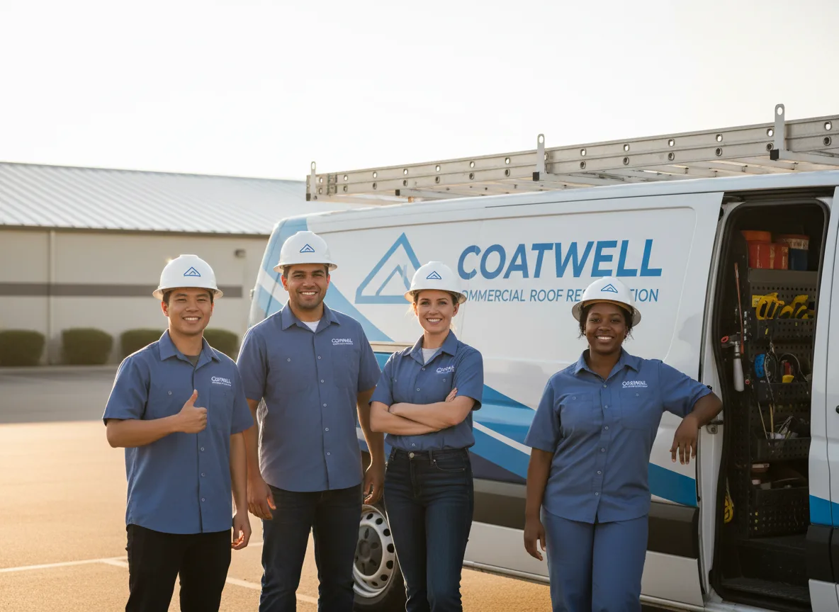 Commercial roof coating company in Asbury, MO